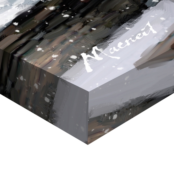 Santa's Train Canvas Art Print