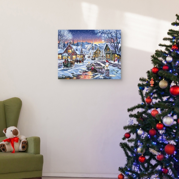 Tinsel Town Canvas Art Print