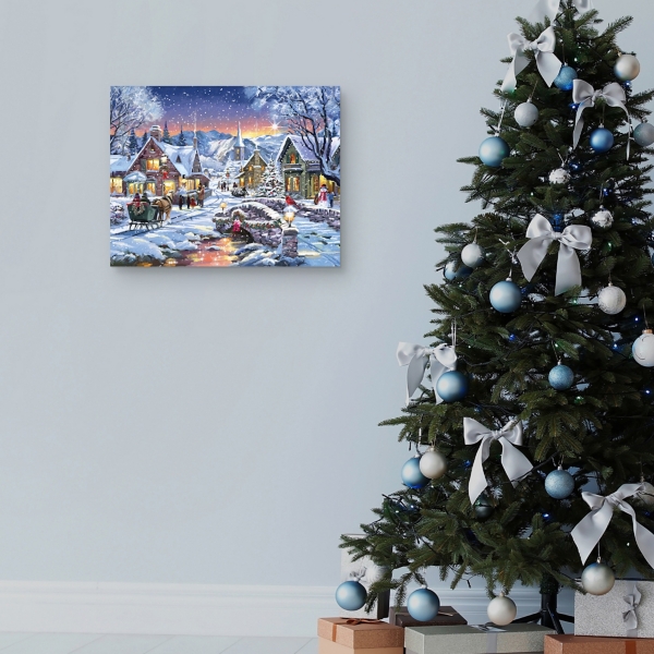 Tinsel Town Canvas Art Print