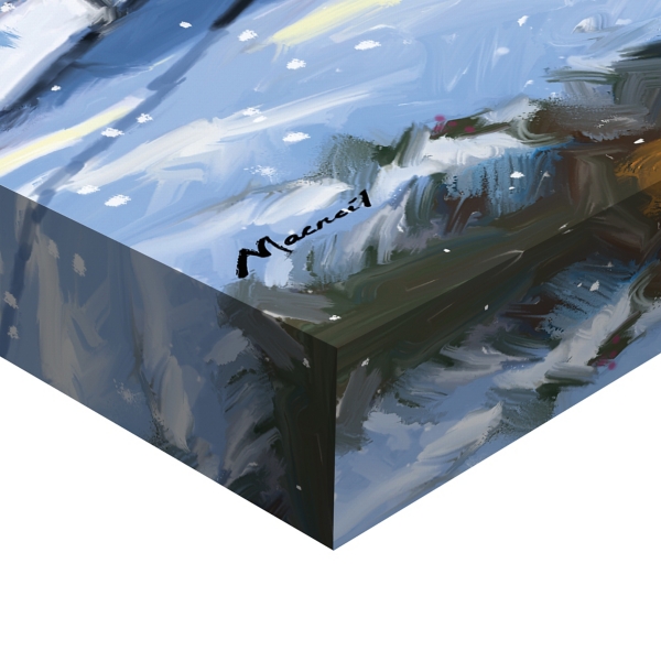 Tinsel Town Canvas Art Print