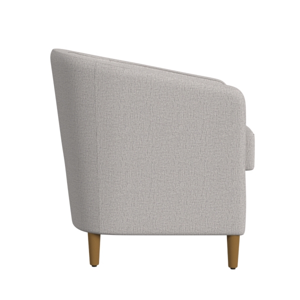 Neutral Textured Accent Chair