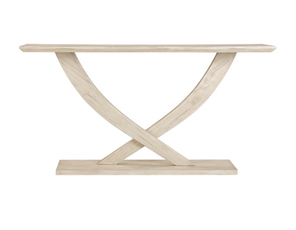 Whitewashed Ramus Console Table