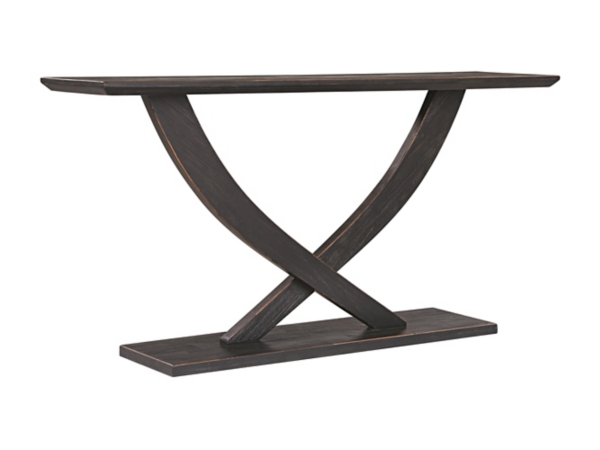 Charcoal Black Ramus Console Table