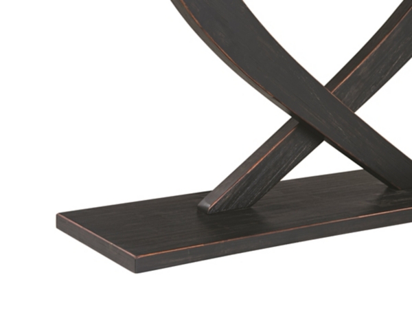 Charcoal Black Ramus Console Table