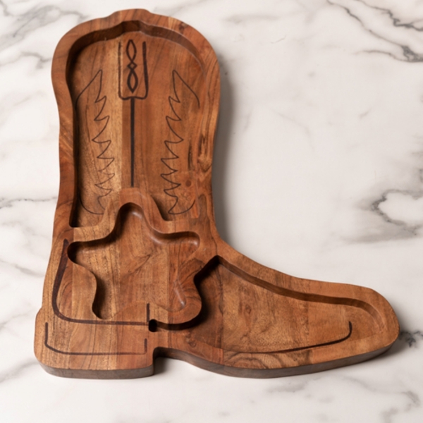 Cowboy Boot Chips & Dip Serving Platter | Kirklands Home