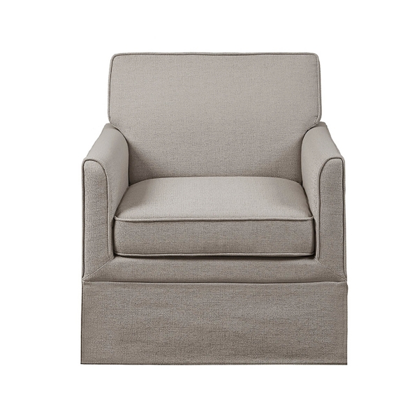 Light Gray Slipcover Armchair