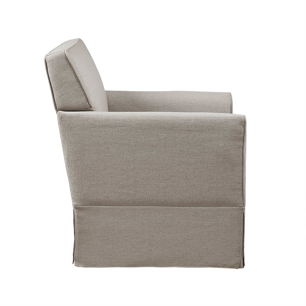 Light Gray Slipcover Armchair