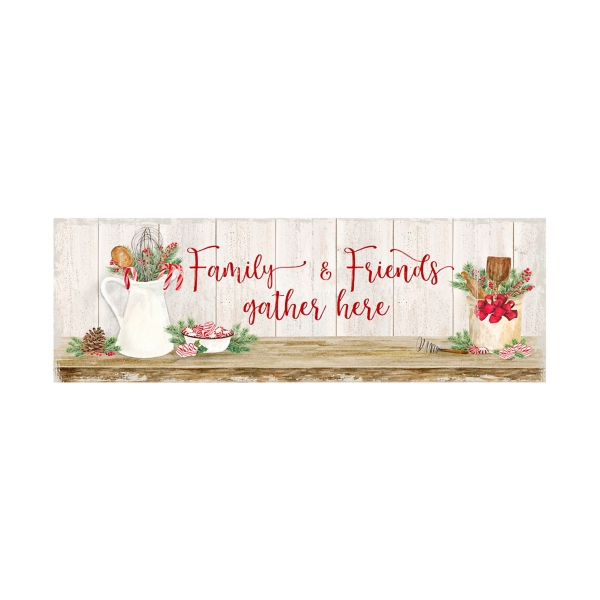 Family & Friends Gather Here Canvas Print | Kirklands Home