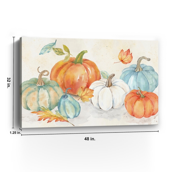 Harvest Pumpkin Patch Canvas Art Print
