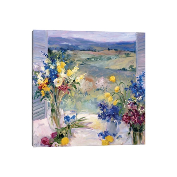 Floral Tuscany Canvas Art Print