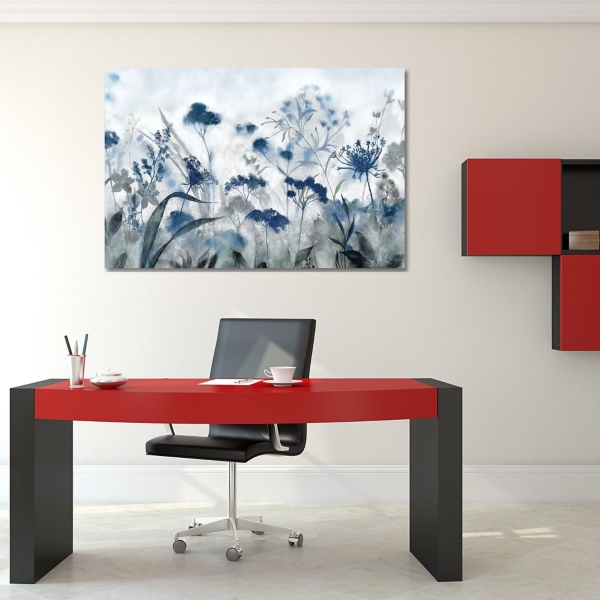 Inky Indigo Canvas Art Print