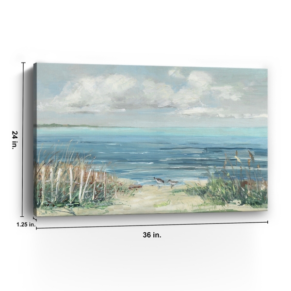 Lively Cove Canvas Art Print