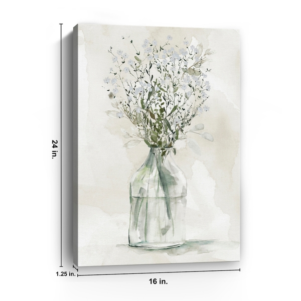 Farmhouse Whites Canvas Art Print, 16x24 in.