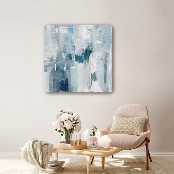 Spring Mountain Blues Canvas Art Print