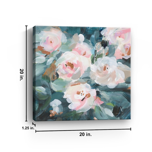 Glimpses of Roses Canvas Art Print
