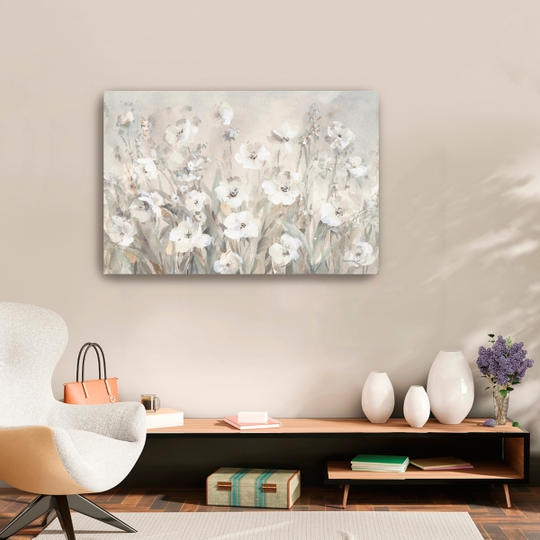 Shades of White Canvas Art Print, 24x36