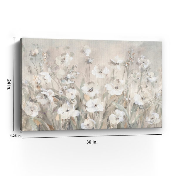 Shades of White Canvas Art Print, 24x36