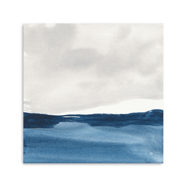 Silver Sea Canvas Art Print, 20x20