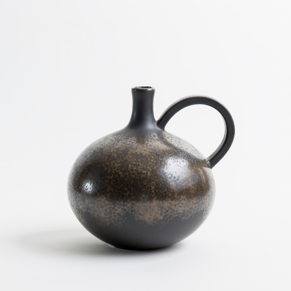 Antique Black Gourd Pitcher Vase