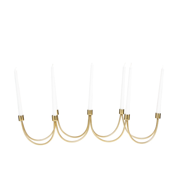 Gold Curved Taper Candle Runner Kirklands Home