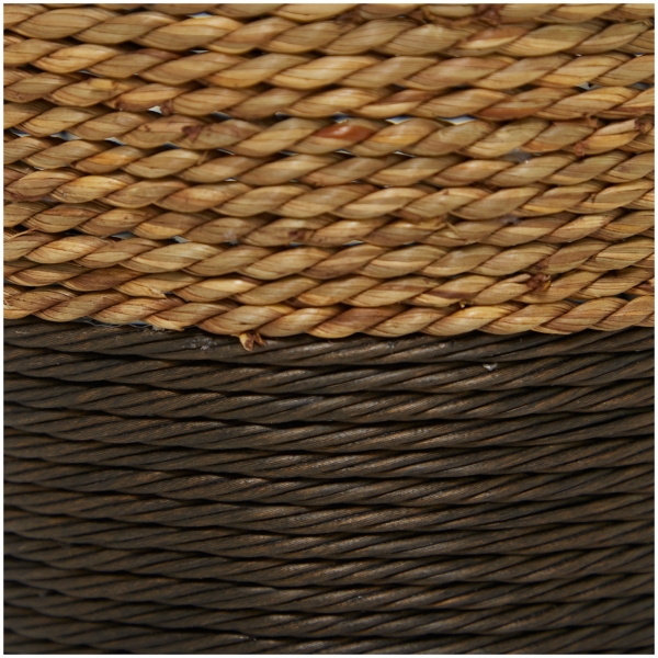 Two-Toned Natural Seagrass Floor Vase, 21 in.