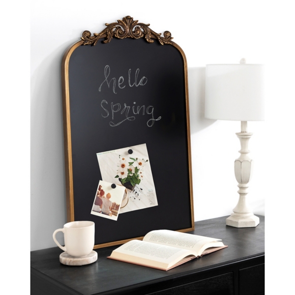Gold Arch Framed Arendall Chalkboard