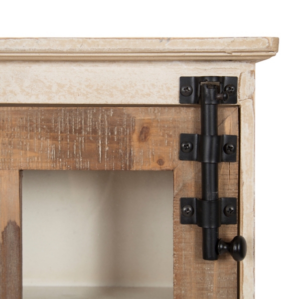 Farmhouse 2-Drawer Wall-Mounted Cabinet