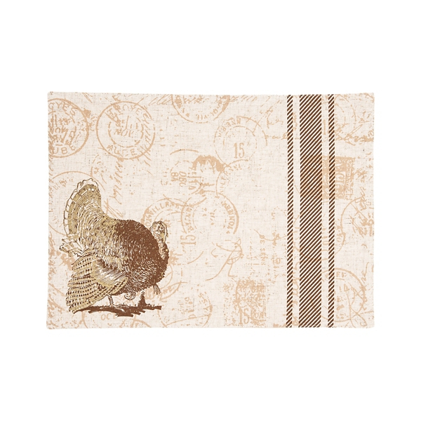 Elegant Turkey Harvest Placemats, Set of 6 Kirklands Home