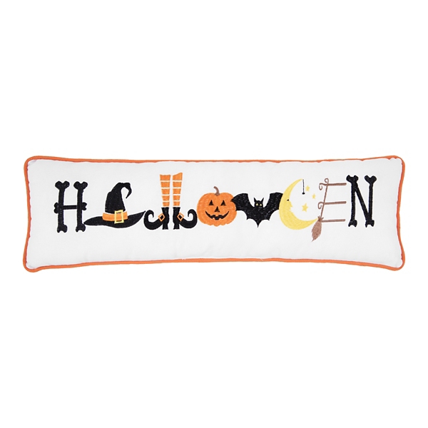 Halloween Letters Lumbar Pillow