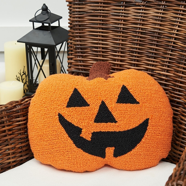 Jack outlet o lantern pillow