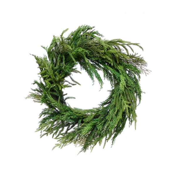 Cyprus Norfolk Pine Wreath | Kirklands Home