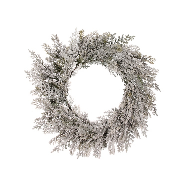 Frosted Cedar Christmas Wreath Kirklands Home