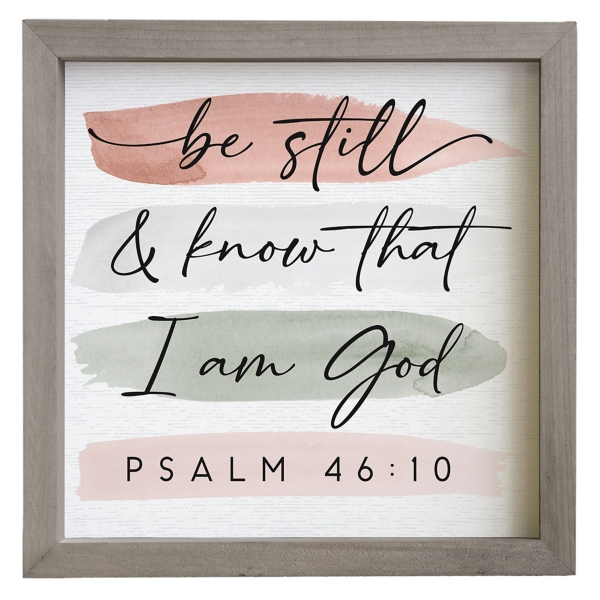 Psalm 46:10 Wall Plaque
