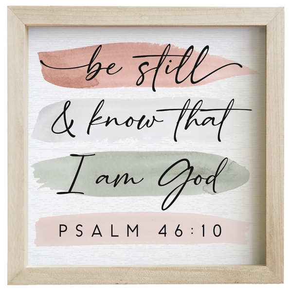 Psalm 46:10 Wall Plaque