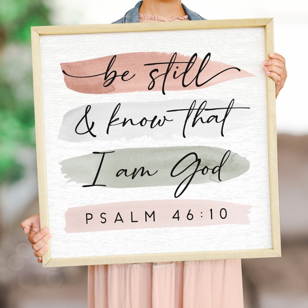 Psalm 46:10 Wall Plaque