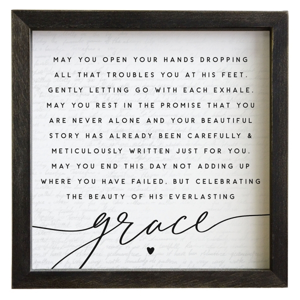 His Everlasting Grace Wall Plaque | Kirklands Home