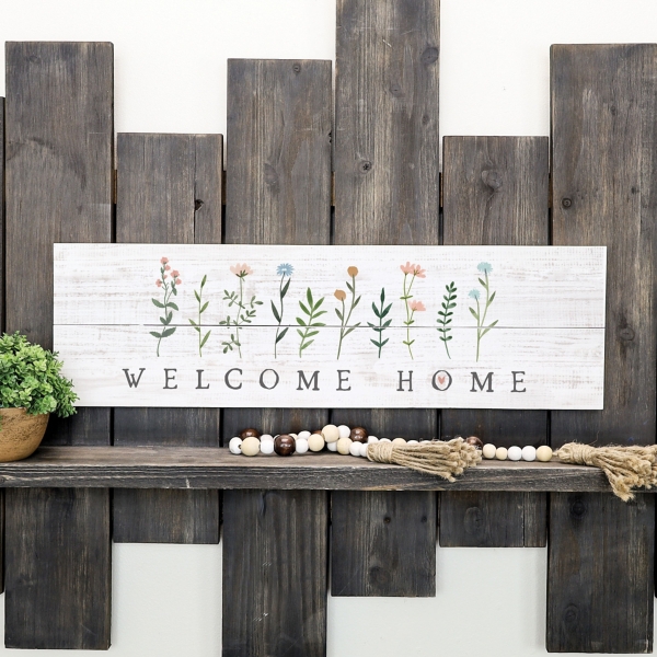 Welcome Home Wall Plaque