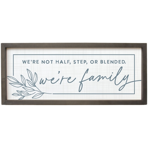 We're Family Wall Plaque