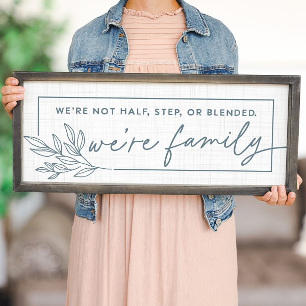 We're Family Wall Plaque