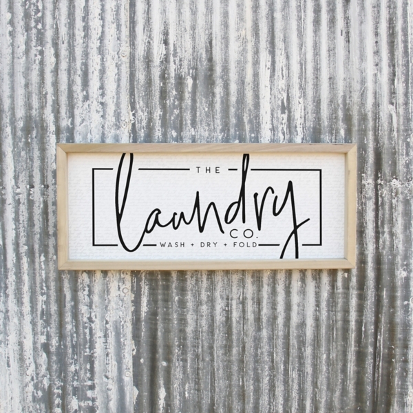 The Laundry Co. Wall Plaque