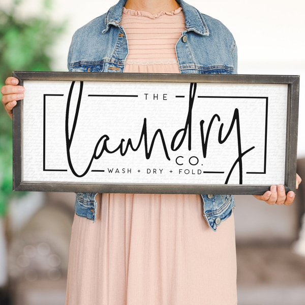The Laundry Co. Wall Plaque
