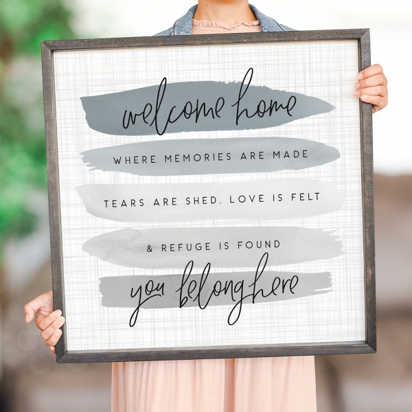 You Belong Here Wall Plaque