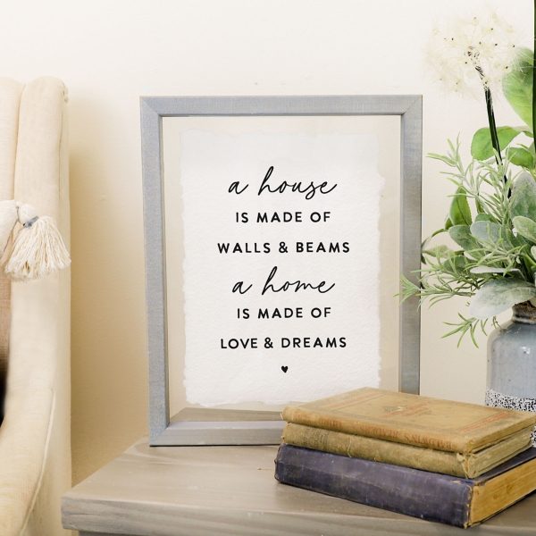 A House Made Wall Plaque