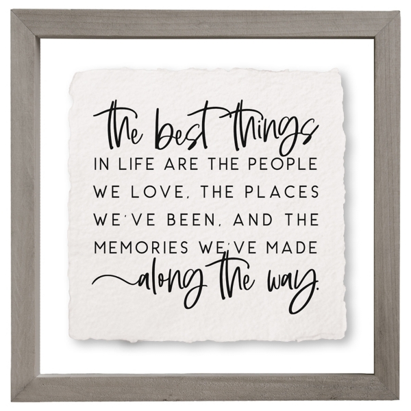 The Best Things in Life Wall Plaque | Kirklands Home