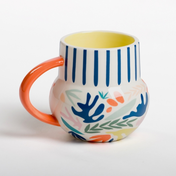 Mixed Pattern Rounded Mug Kirklands Home