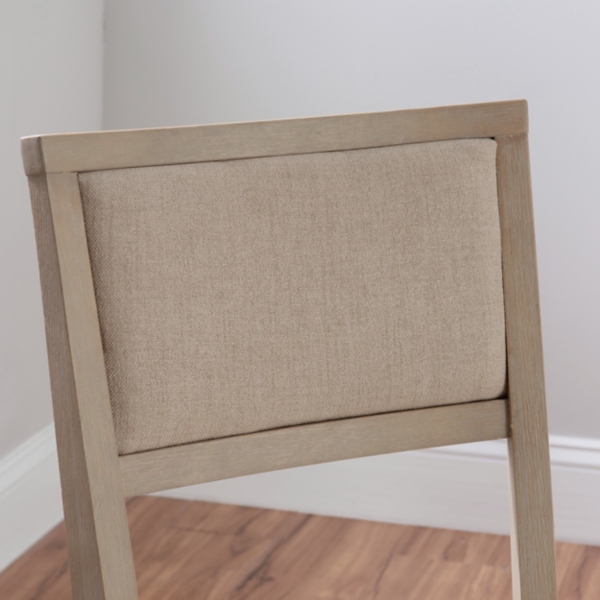 Beige Keira Folding Dining Chairs, Set of 2