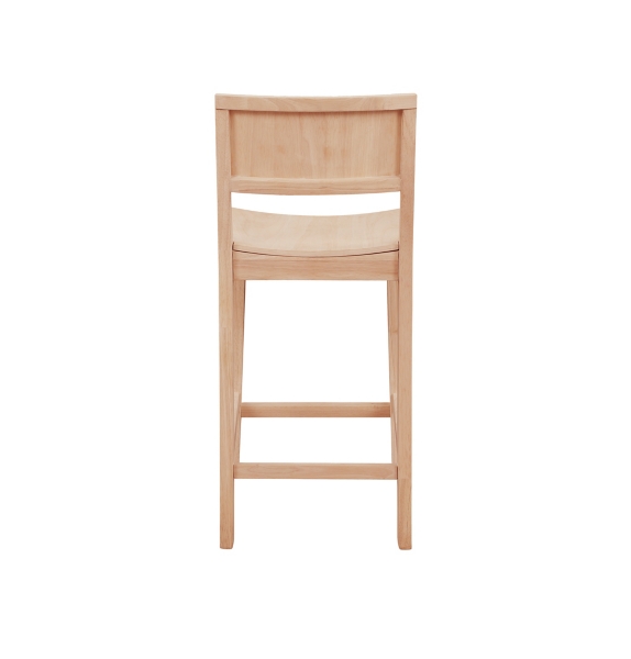 Natural Wood Devin Counter Stools, Set of 2