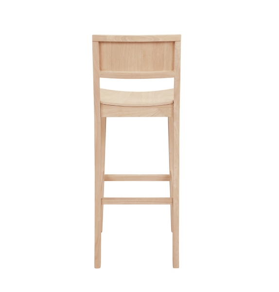 Natural Wood Devin Bar Stools, Set of 2