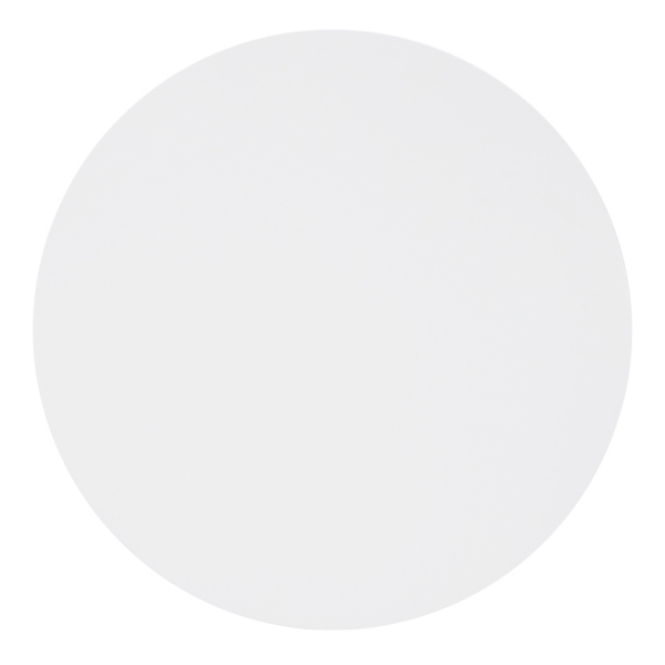 White Round Criss-Cross Base Dining Table