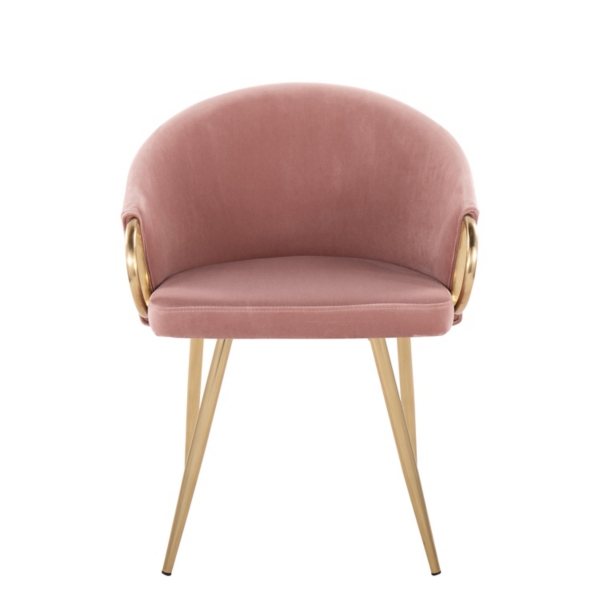 Clare Pink Dining Chairs, Set of 2